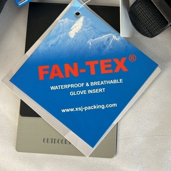 MCTi Men’s FAN-TEX waterproof windproof winter ski gloves zipper pocket XL - Picture 5 of 14